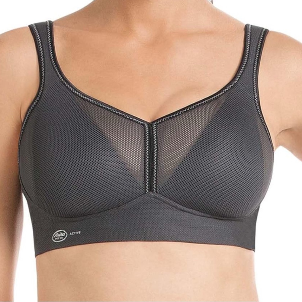 Anita Sports Bra Maximum Support No Wire Padded Sportswear Anthracite gray 36D